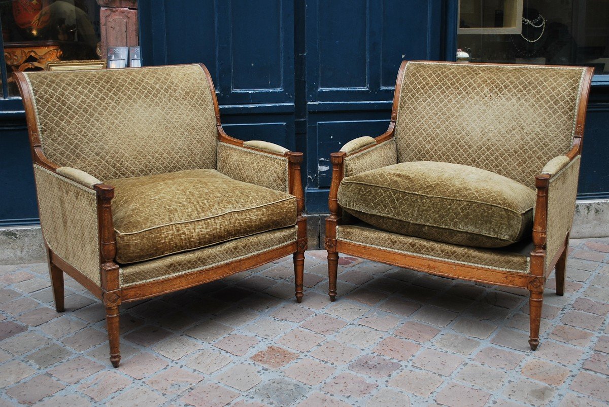 Paire De Marquises D époque Directoire Fin XVIII