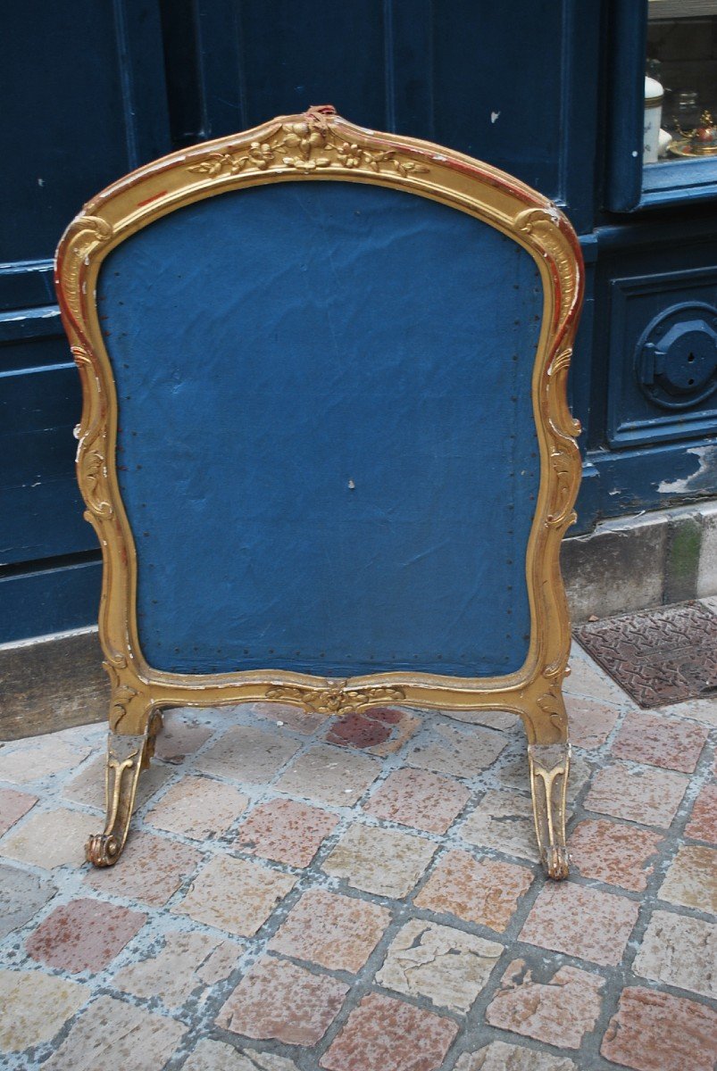 Firewall In Golden Wood From Louis XV XVIII Period