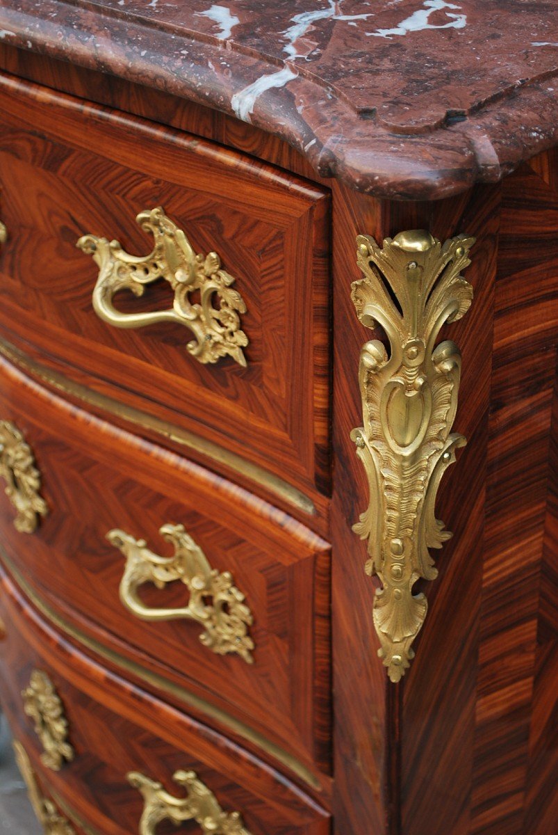 Petite Commode Regence Estampillée De Criaerd XVIII-photo-6