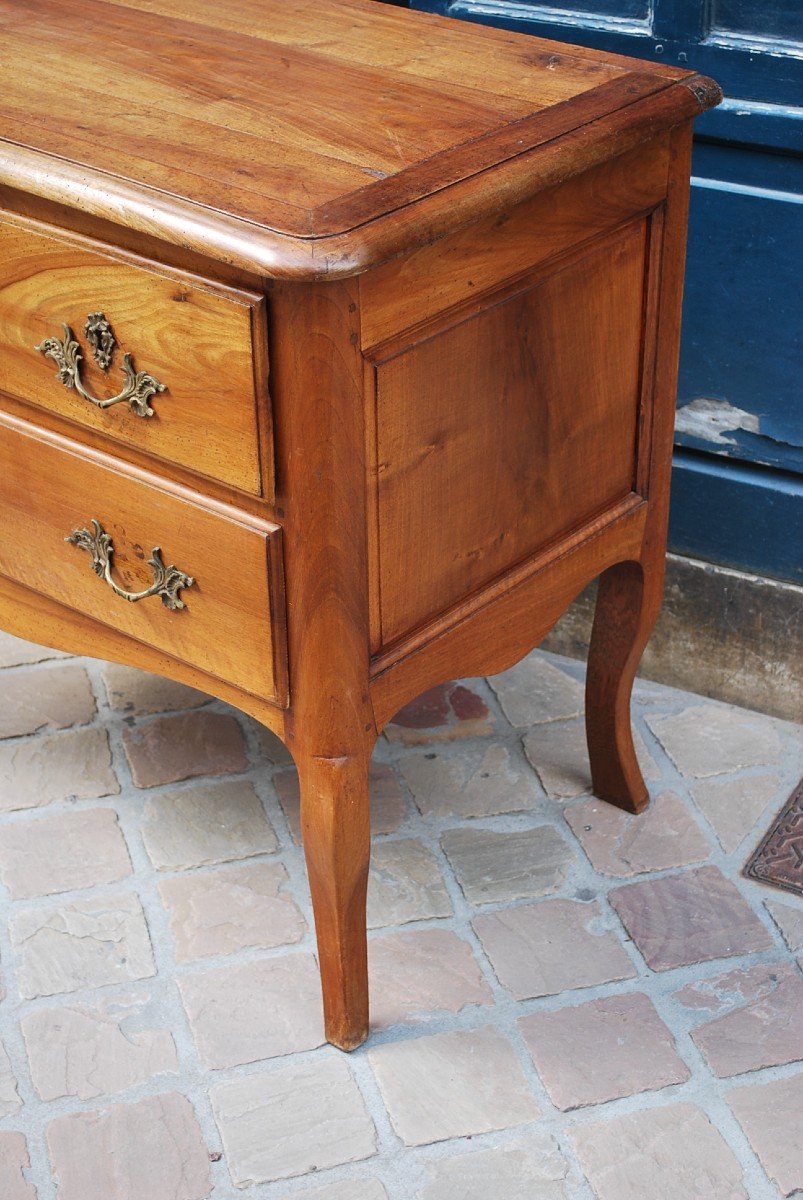 Commode En Bois Naturel Du XVIII-photo-2