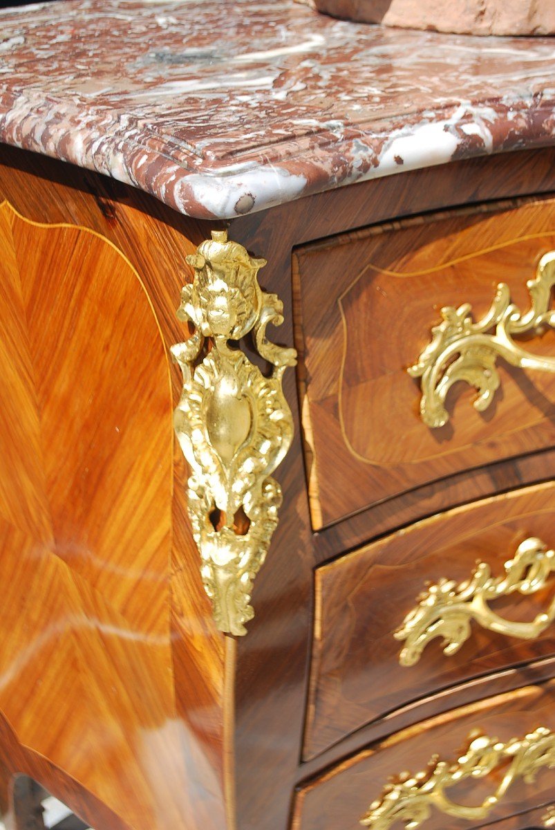 Commode D époque Louis XV  Estampillée De Cosson -photo-4