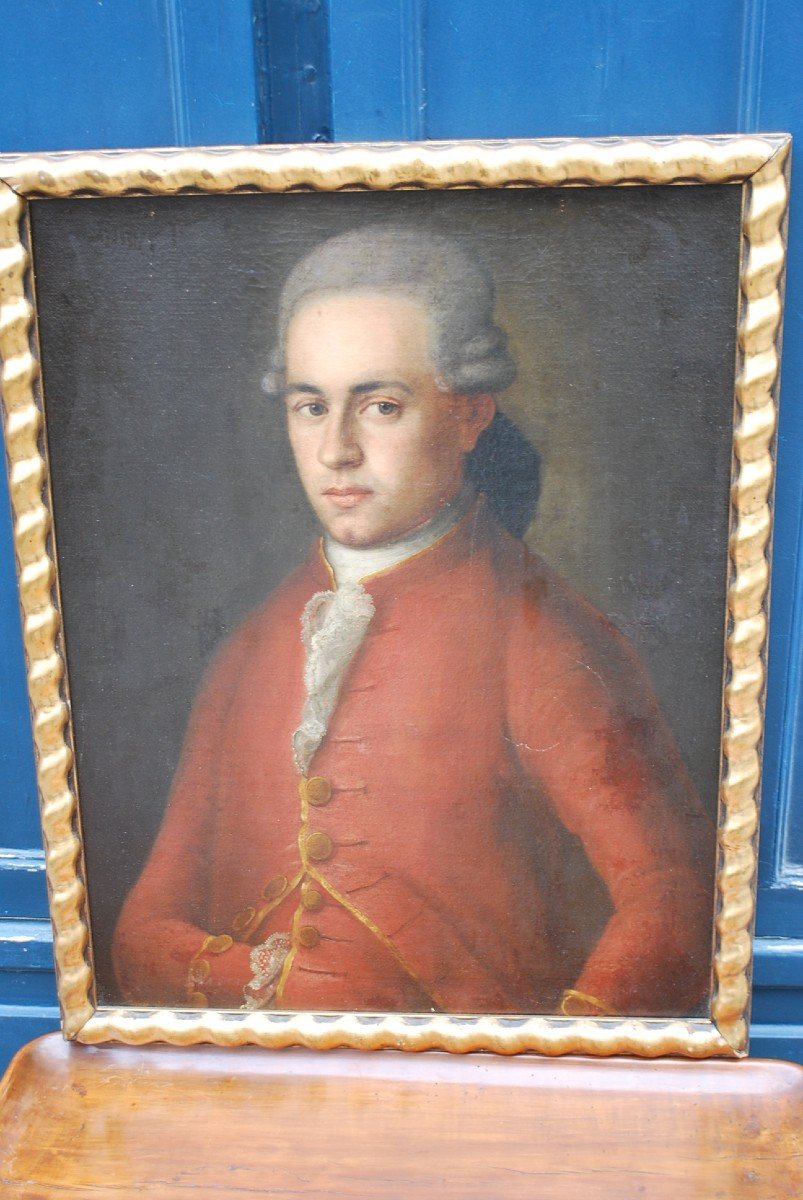 Mozart , Rare Portrait  Présumé , école Allemande  Du XVIII