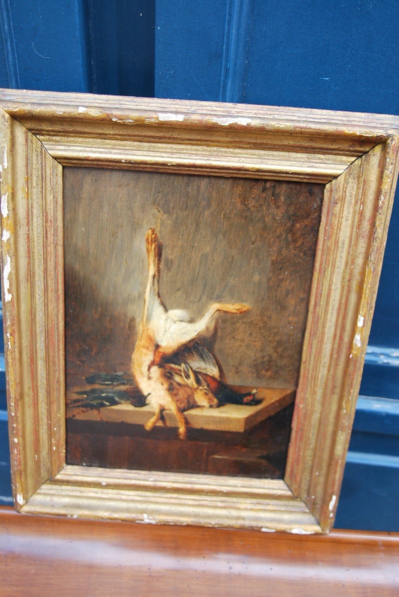Suiveur De Oudry , Nature Morte Au Lièvre XVIII-photo-3