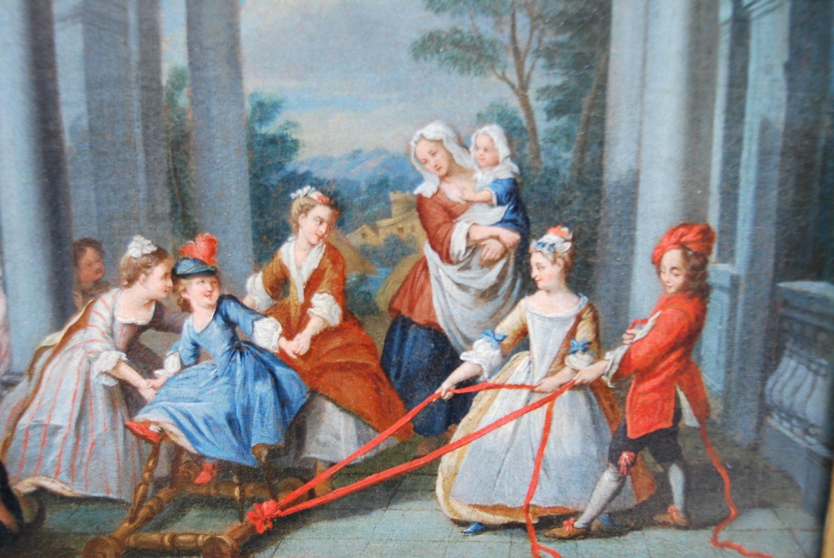 L Enfance , école XVIII Nicolas Lancret  