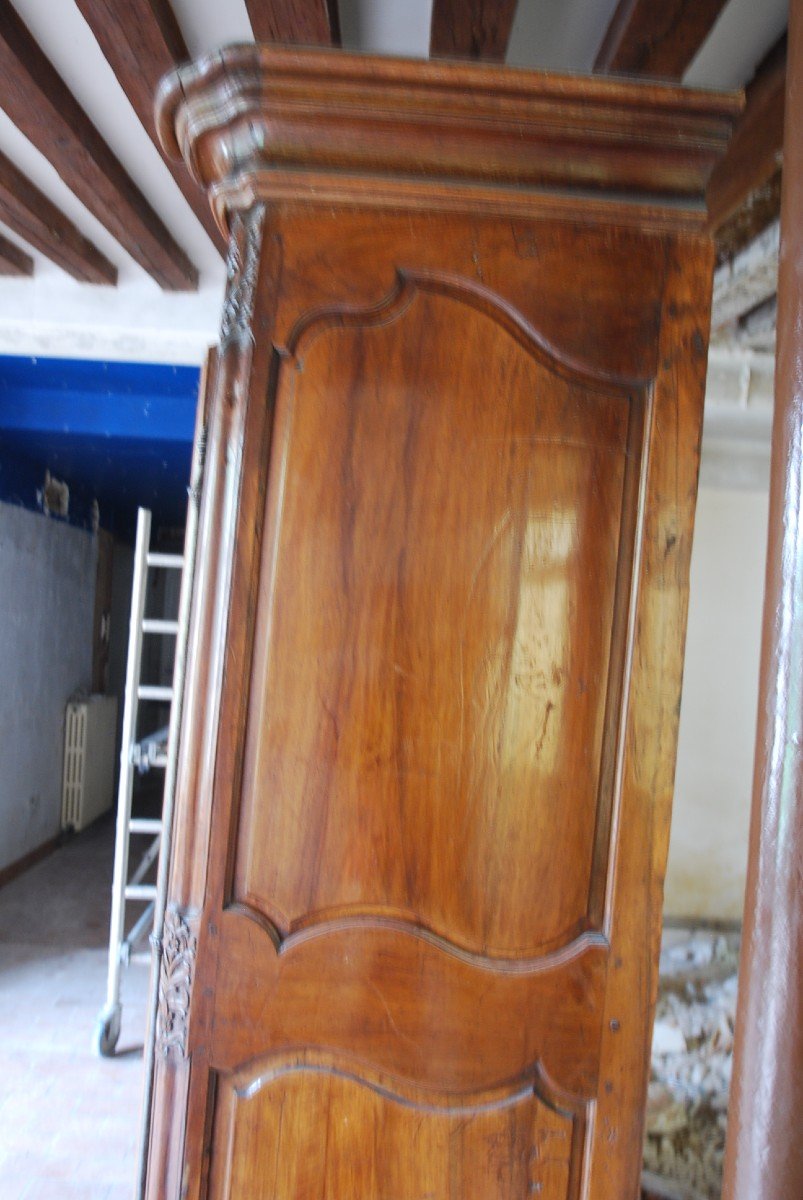 Belle Et Importante Armoire En Noyer Provence XVIII-photo-8
