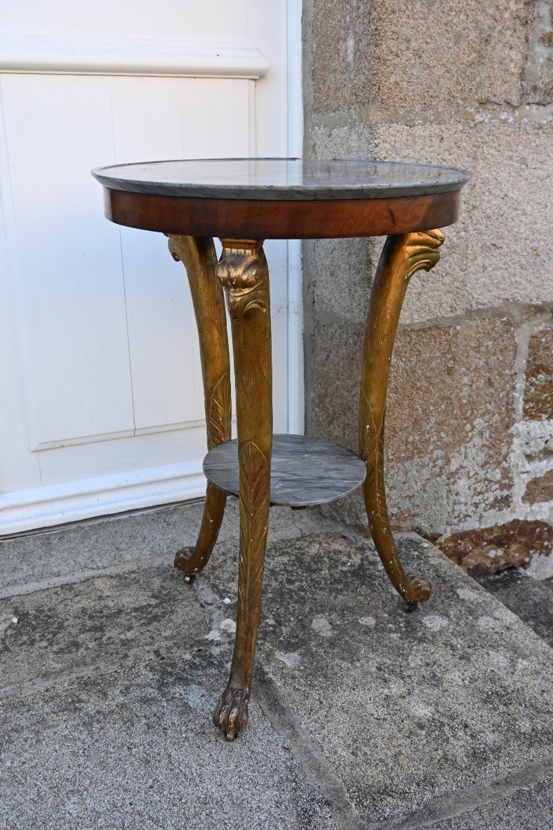 Empire Period Pedestal Table -photo-2