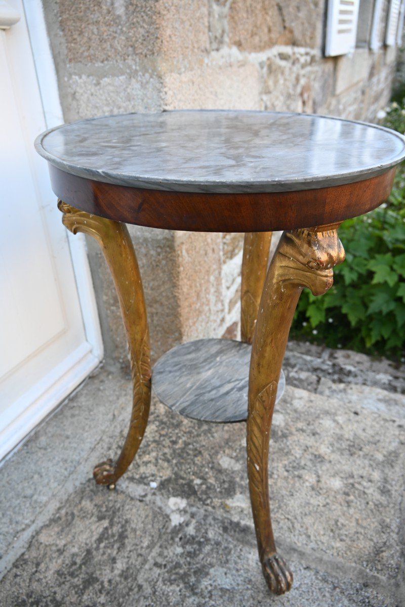 Empire Period Pedestal Table -photo-3