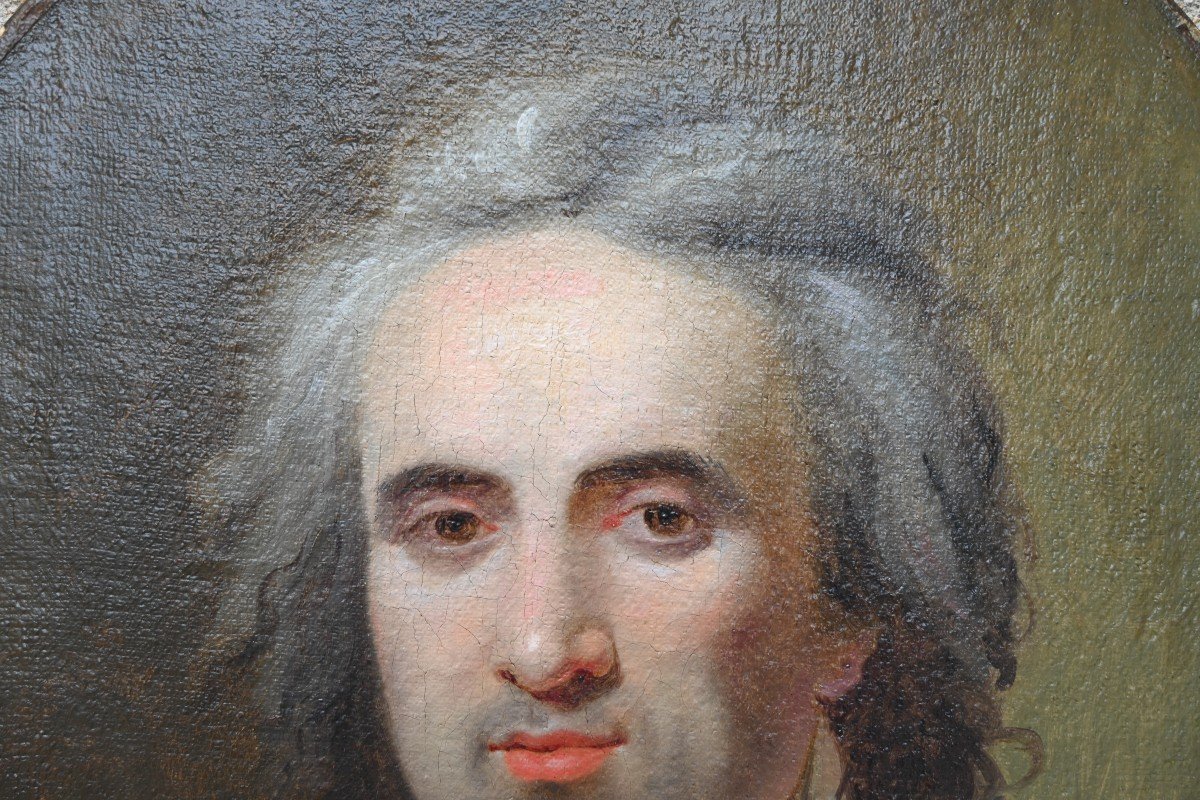 Henri Pierre Danloux , Suiveur De , Portrait D Homme XVIII-photo-4