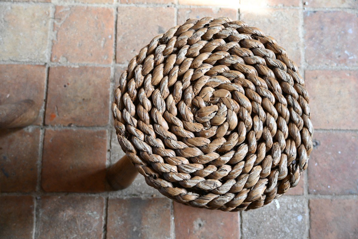Paire De Tabourets Par Audoux Minet-photo-3