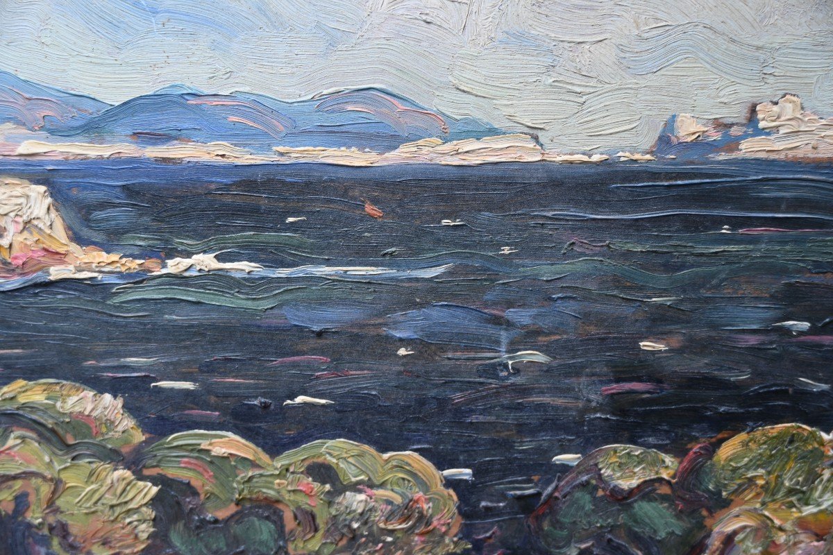 Presqu Ile De Gien , Huile Par Vidal-photo-5
