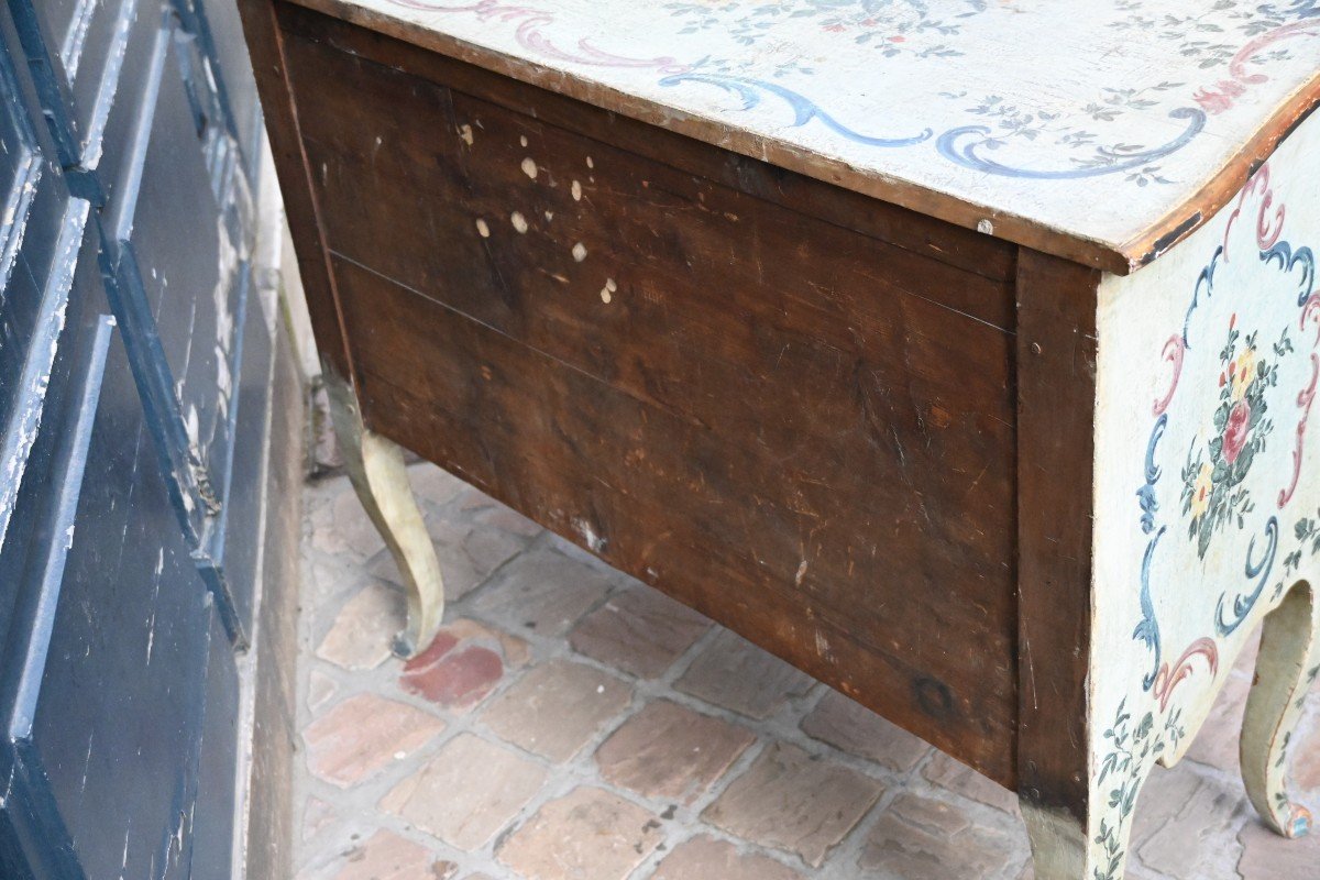 Commode Peinte Italie XVIII  Gênes-photo-6