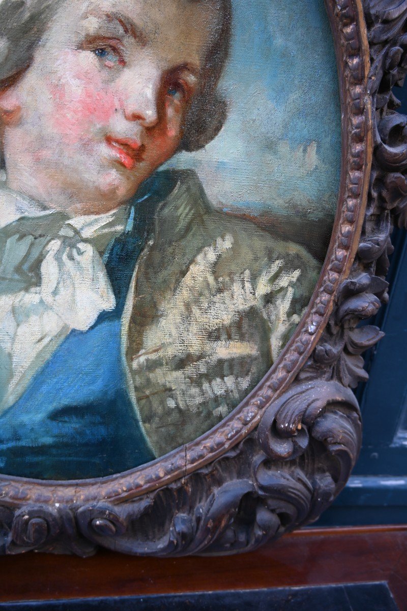 Portrait Jeune Homme , Italie Style XVIII-photo-3