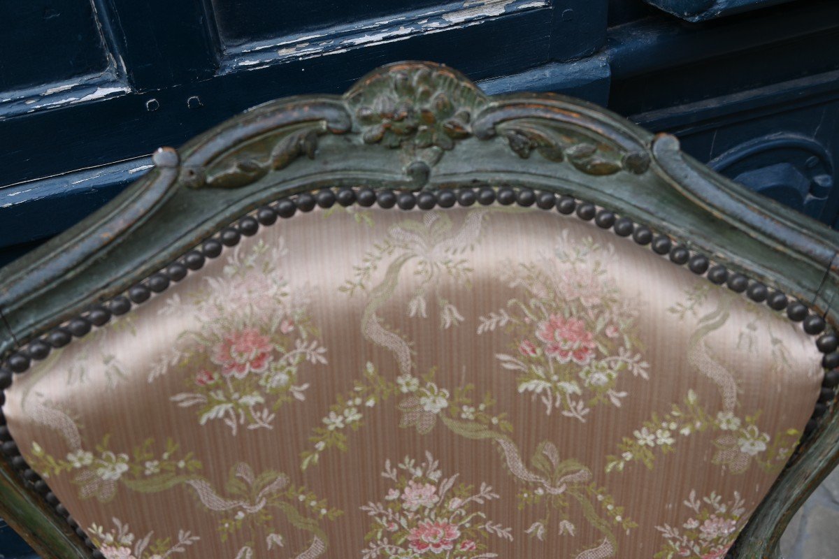 Pair Of Louis XV Period Cabriolets From The 18th Century-photo-2