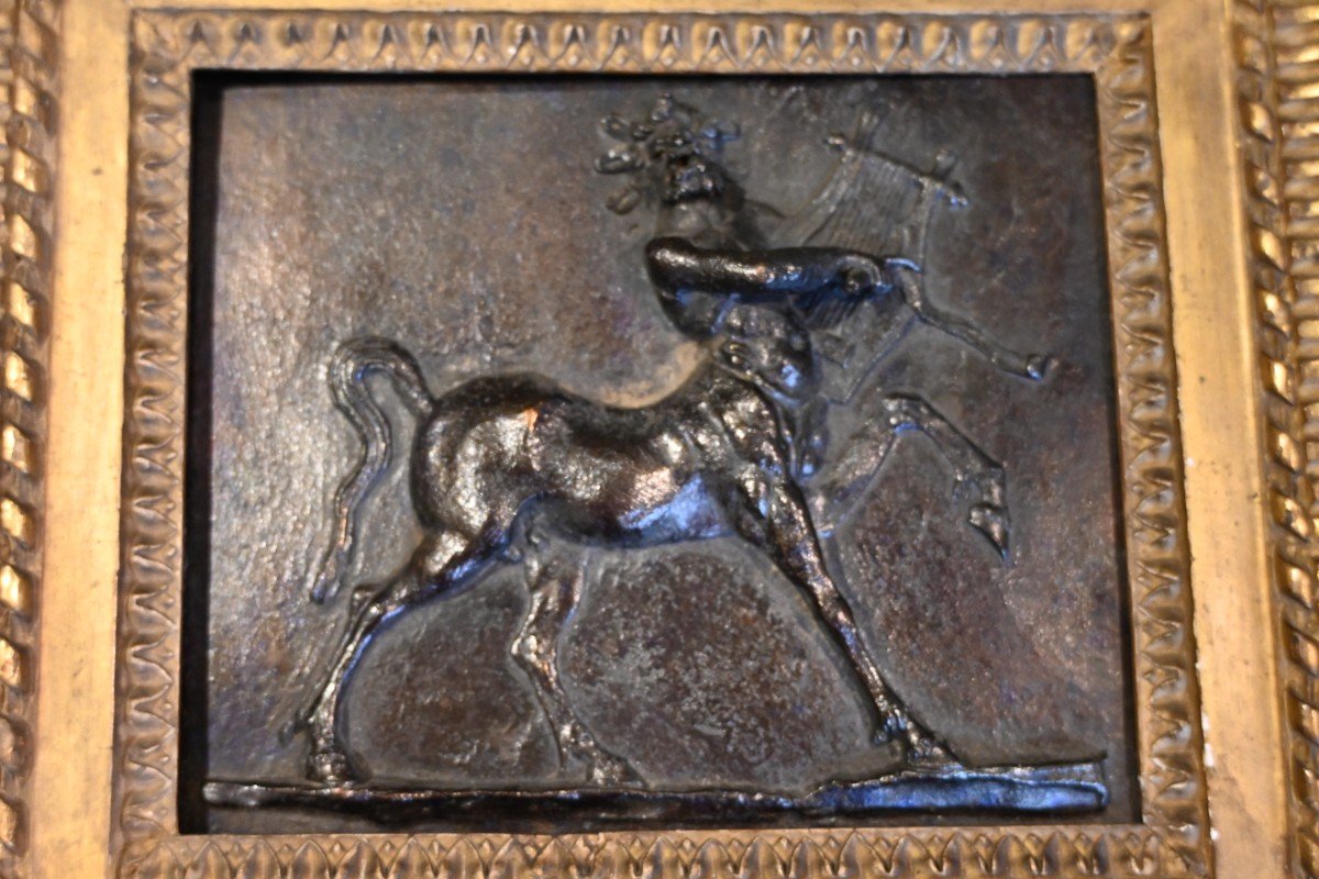 Paire De Plaques Avec  Centaures , Italie XIX-photo-2
