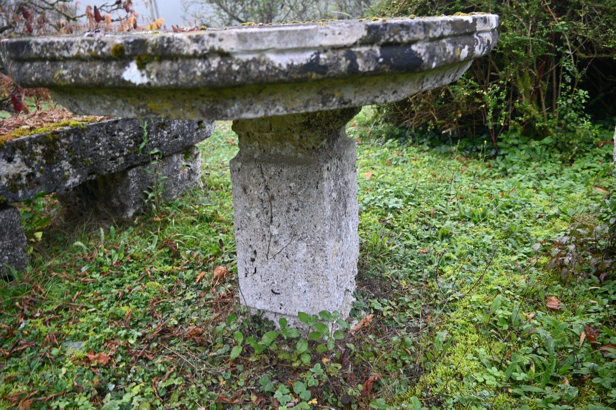 Beautiful 17th Century Stone Garden Table -photo-3