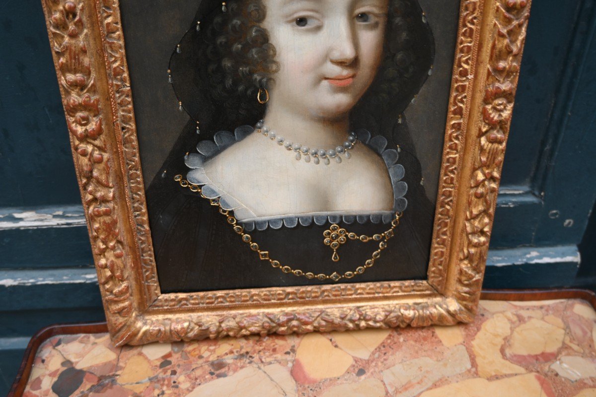 Portrait Présumé De Marie De Medicis , Jean Ducayer XVII-photo-2