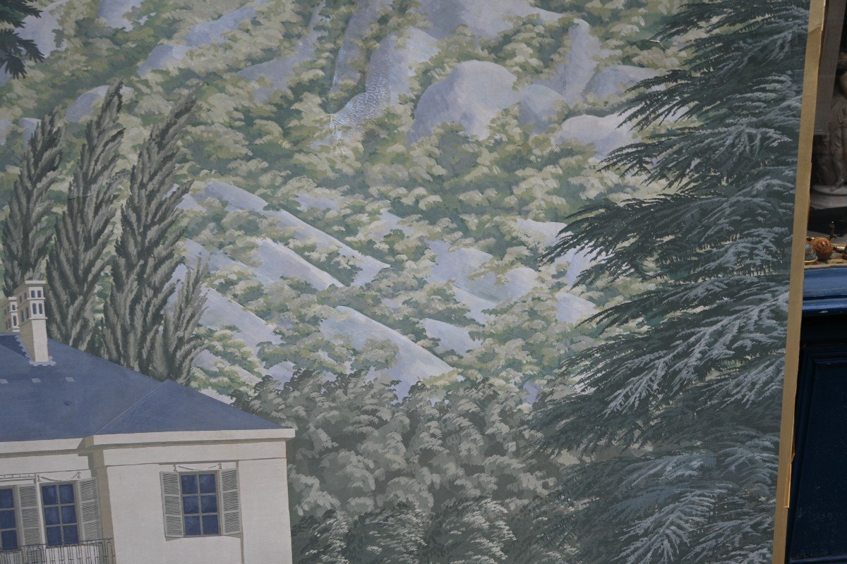 Grand Papier Peint à Décor De Maison Dans Parc  XX-photo-3