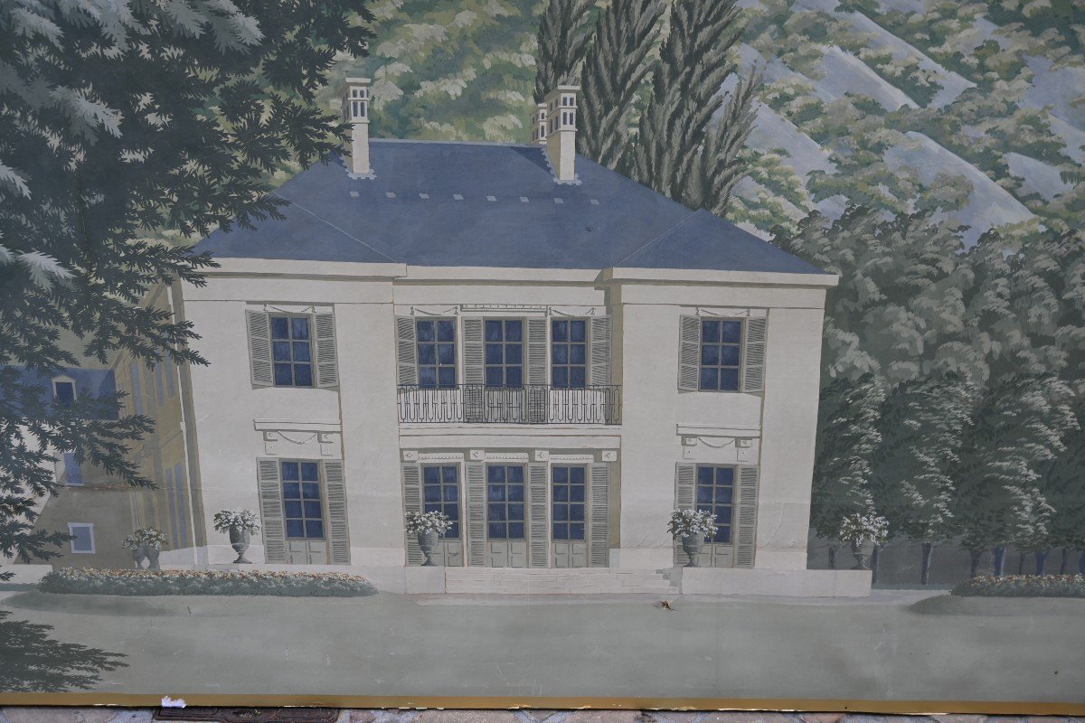 Grand Papier Peint à Décor De Maison Dans Parc  XX-photo-5