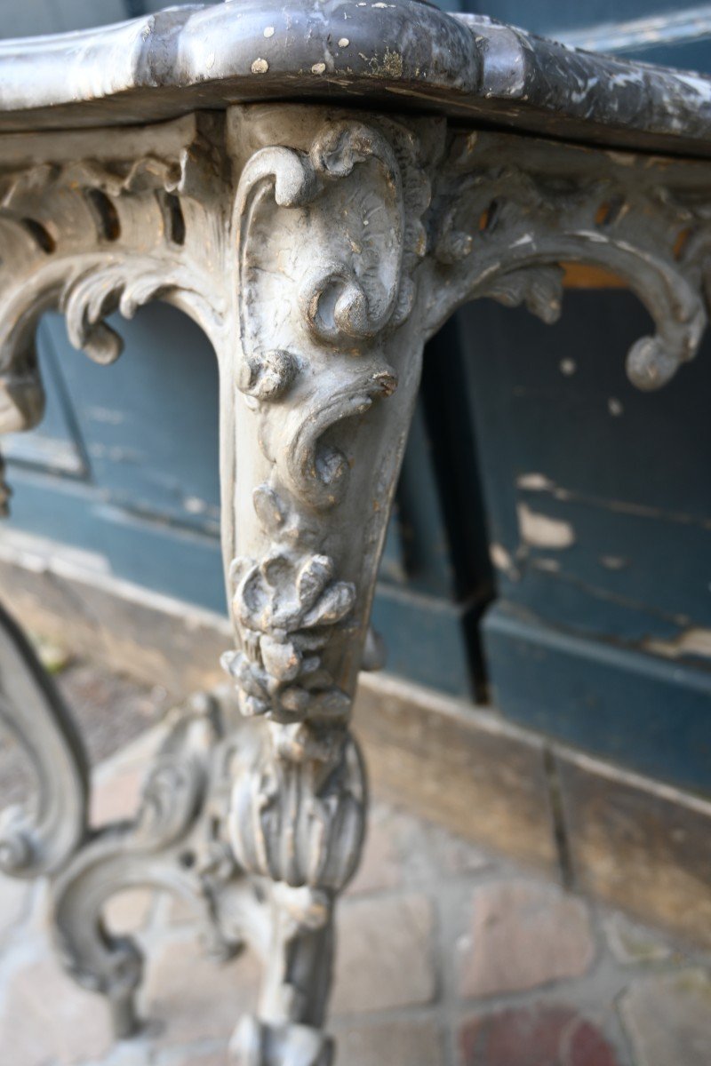 Console Laquée D époque Louis XV Du XVII-photo-5