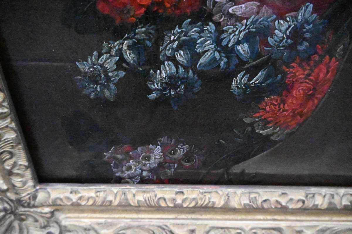Important Tableau De Fleurs Signé De Booschaert  XVIII-photo-3