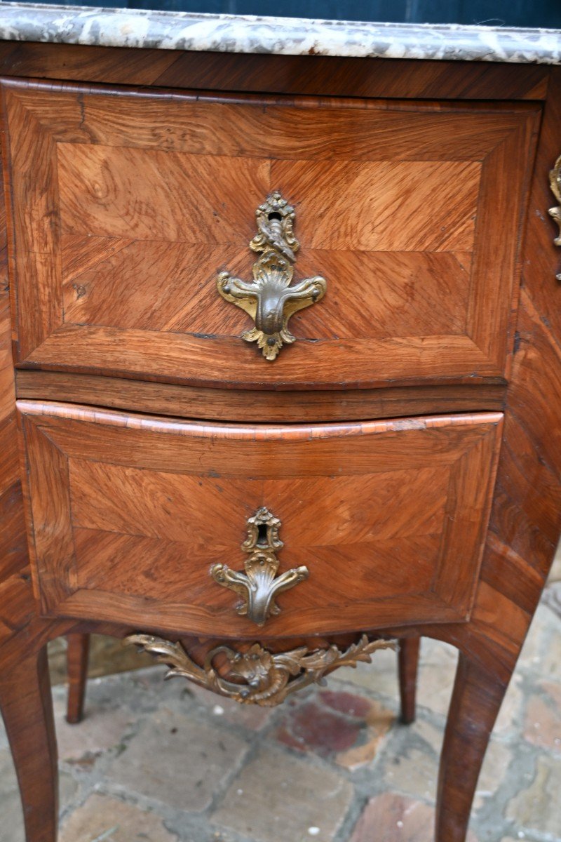 Petite Commode D époque Louis XV , D Entre Deux  XVIII-photo-2
