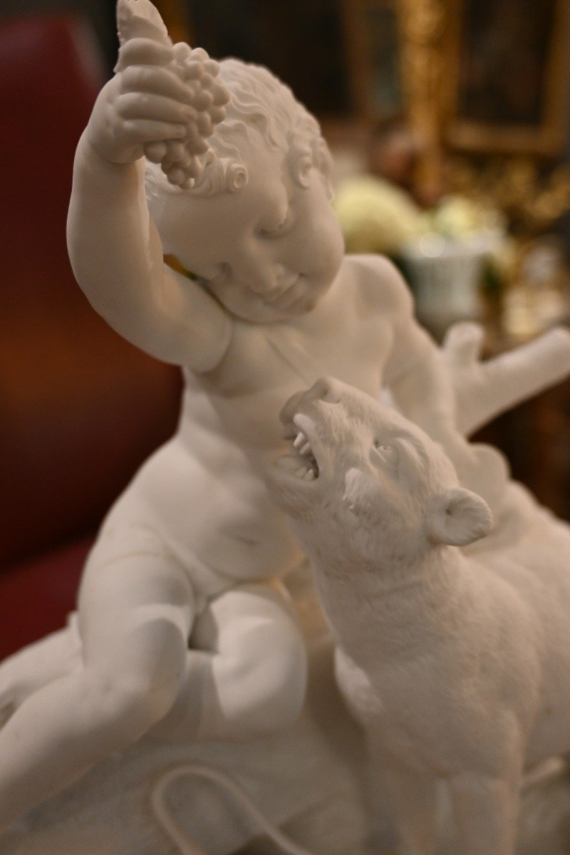 Romulus Et Remus , Important Biscuit XVIII Niderviller-photo-1