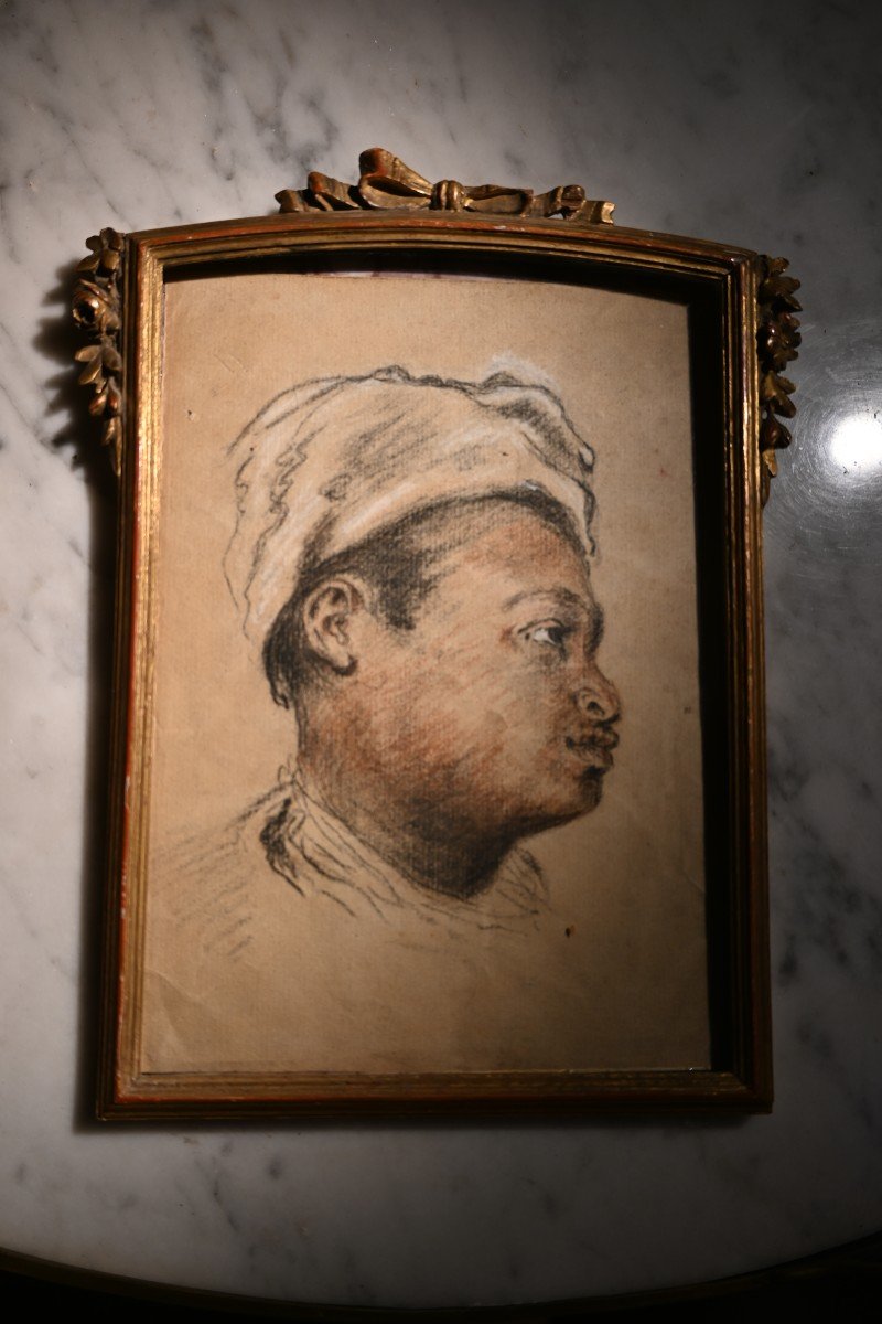 Watteau, After Drawing Head Of A Moor In A Turban  -photo-3