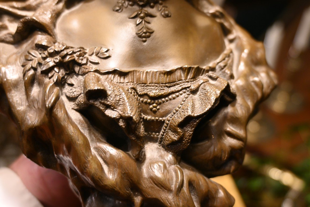 Sissi Impératrice D Autriche , Buste En Bronze -photo-1