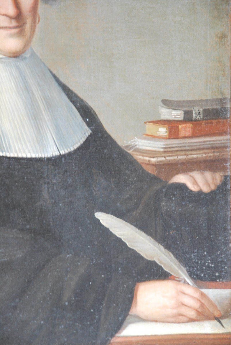 Portrait De Monsieur De Germainville , Avocat Et Sa Femme  Fin XVIII-photo-6
