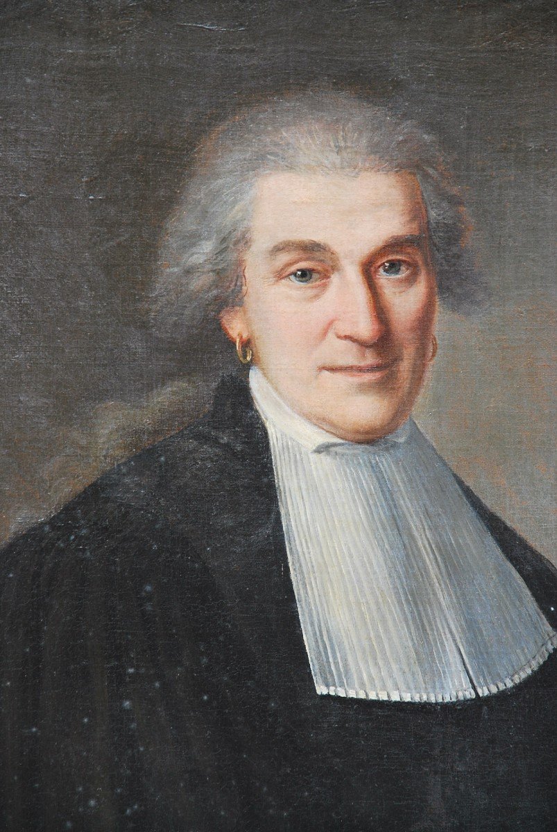 Portrait De Monsieur De Germainville , Avocat Et Sa Femme  Fin XVIII-photo-7
