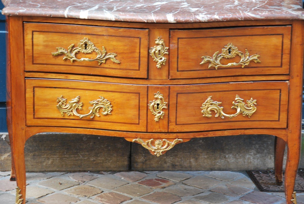 Commode Vallée Du Rhone , Suiveur Des Hache , époque Louis XV-photo-5
