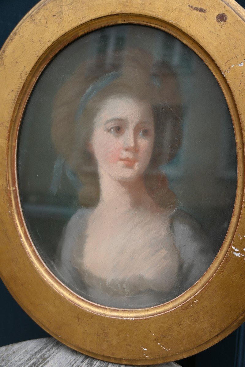 Portrait Au Pastel De La Comtesse Sophie  Potocka-photo-2