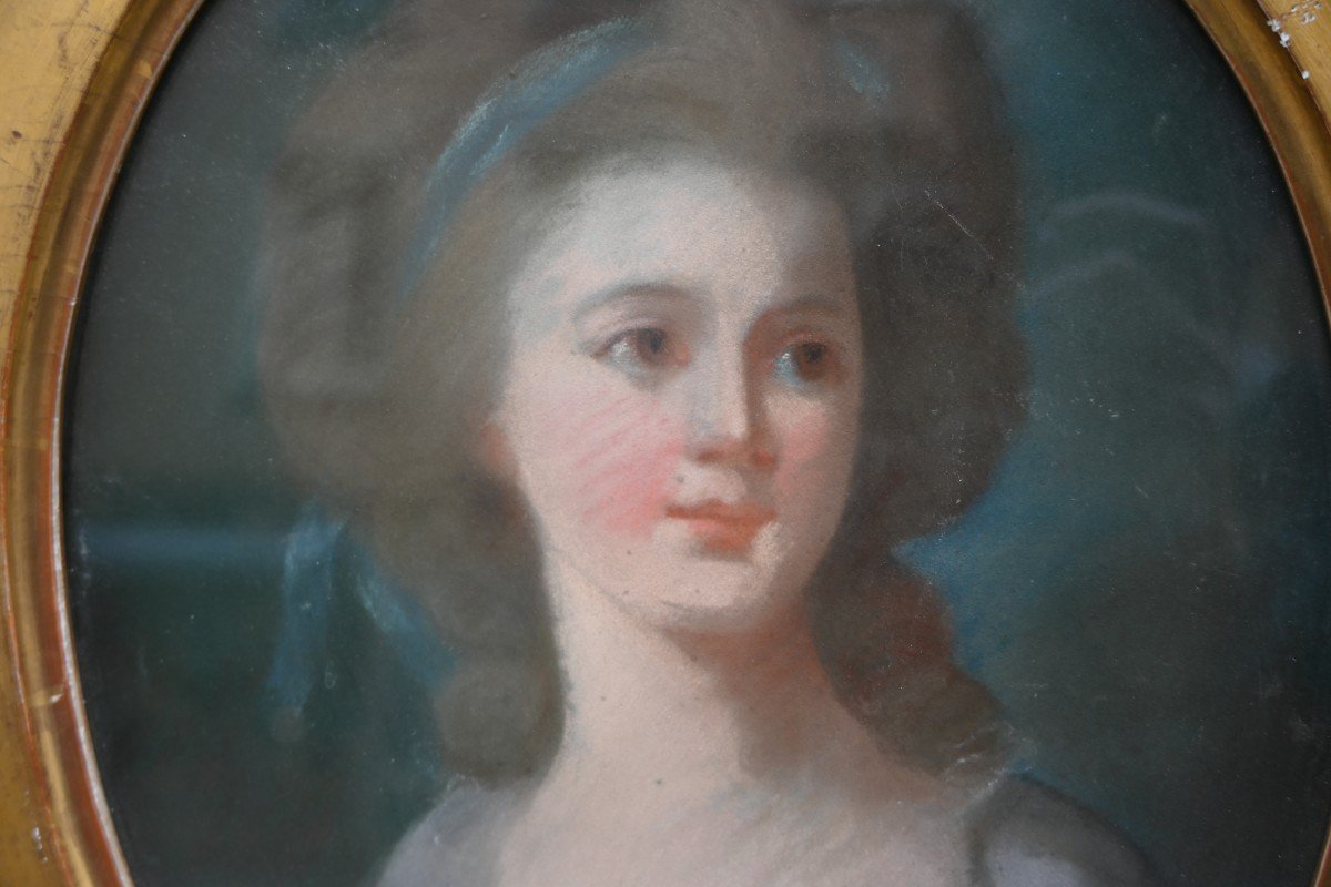 Portrait Au Pastel De La Comtesse Sophie  Potocka-photo-2