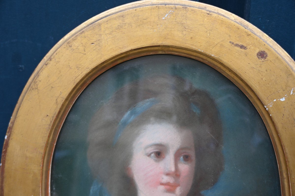 Portrait Au Pastel De La Comtesse Sophie  Potocka-photo-3