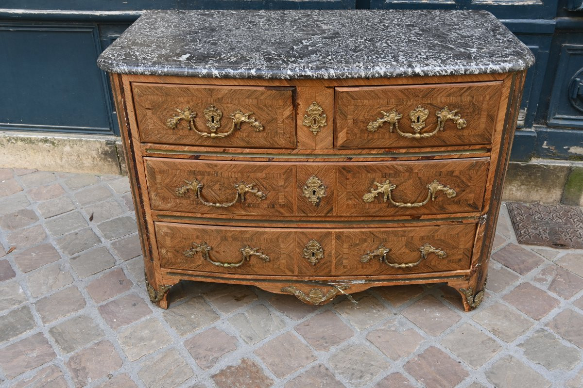 Louis XIV Period Rosewood Chest Of Drawers-photo-3