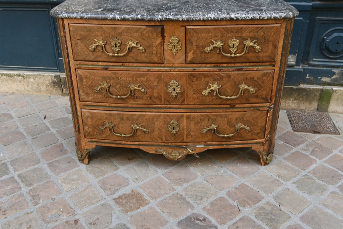 Louis XIV Period Rosewood Chest Of Drawers-photo-4