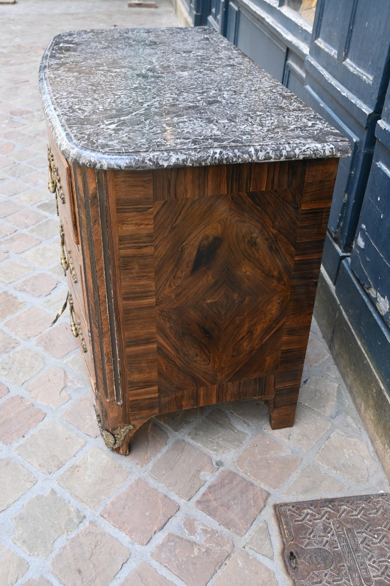 Louis XIV Period Rosewood Chest Of Drawers-photo-5