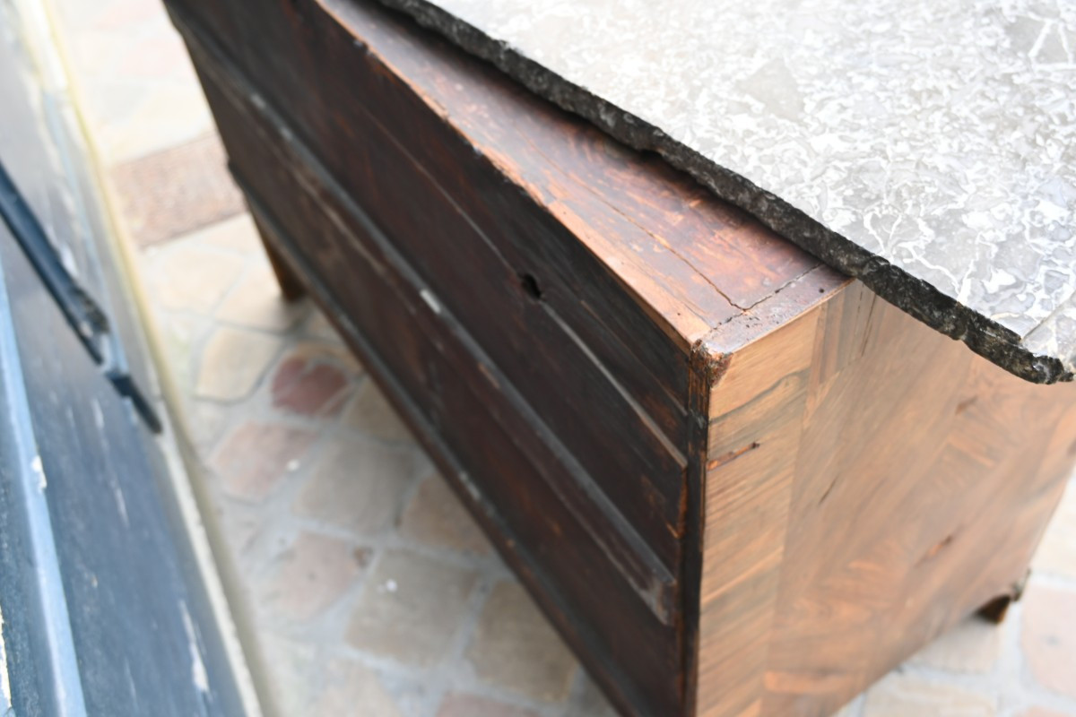 Louis XIV Period Rosewood Chest Of Drawers-photo-8
