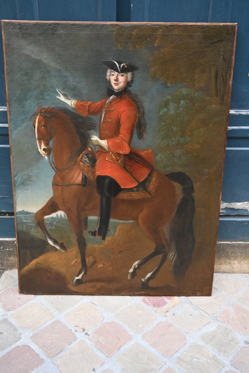 Important Portait Suiveur De Carle Van Loo , Pierre Le Chapelier De La Verenne  école XVIII-photo-2