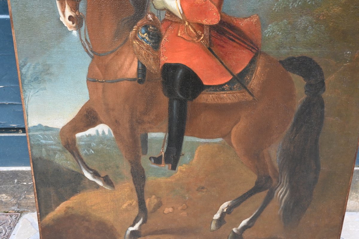 Important Portait Suiveur De Carle Van Loo , Pierre Le Chapelier De La Verenne  école XVIII-photo-4