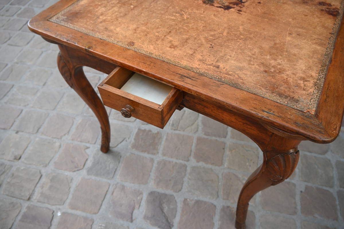 18th Century Regence Period Walnut Games Table-photo-8