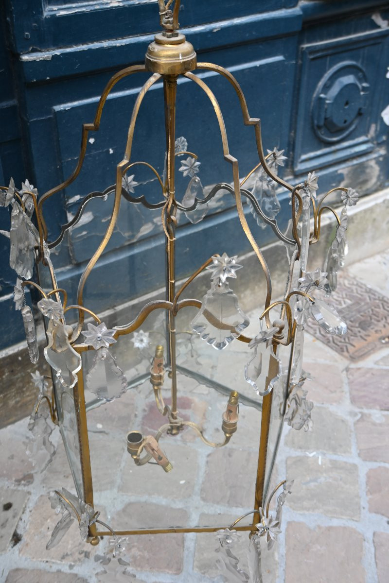 Large Louis XV Transition Style Step Lantern-photo-1