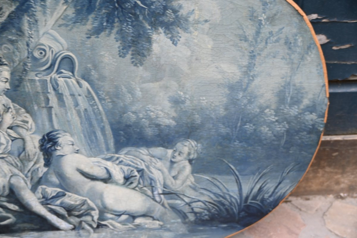 François Boucher, Follower Of, Oil L Summer, 18th Century School-photo-3