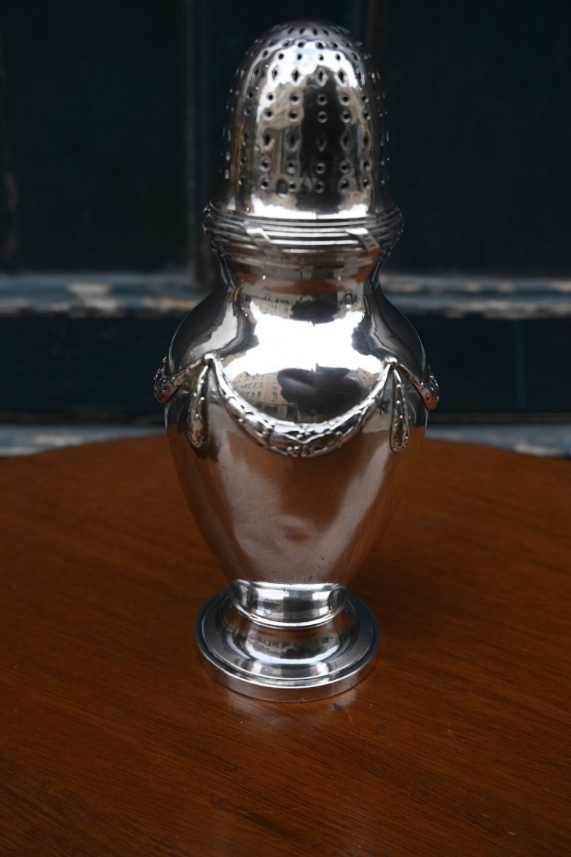 Louis XVI Style Silver Sprinkler-photo-2