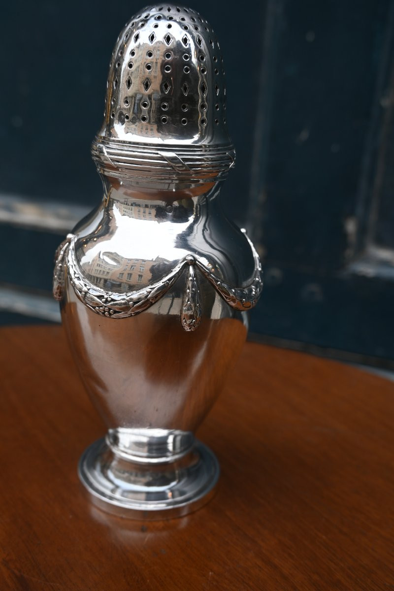 Louis XVI Style Silver Sprinkler-photo-4