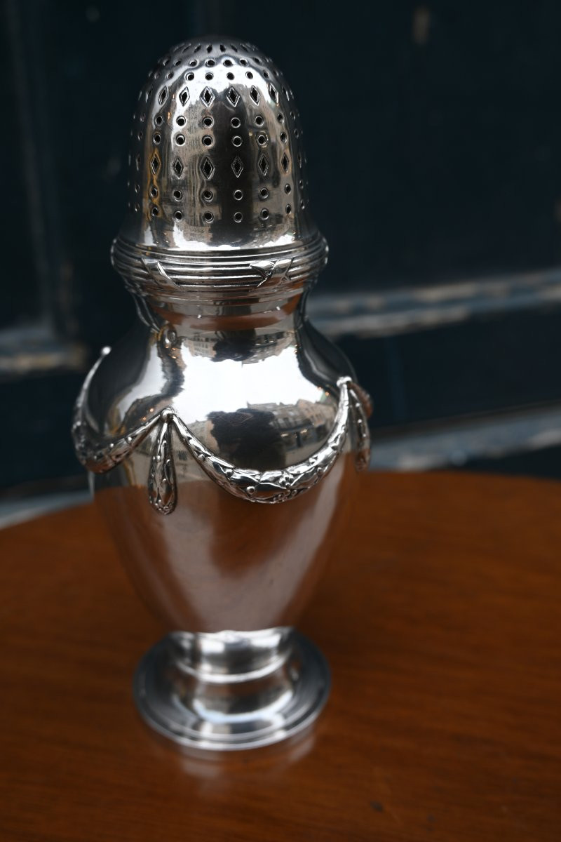Louis XVI Style Silver Sprinkler-photo-2