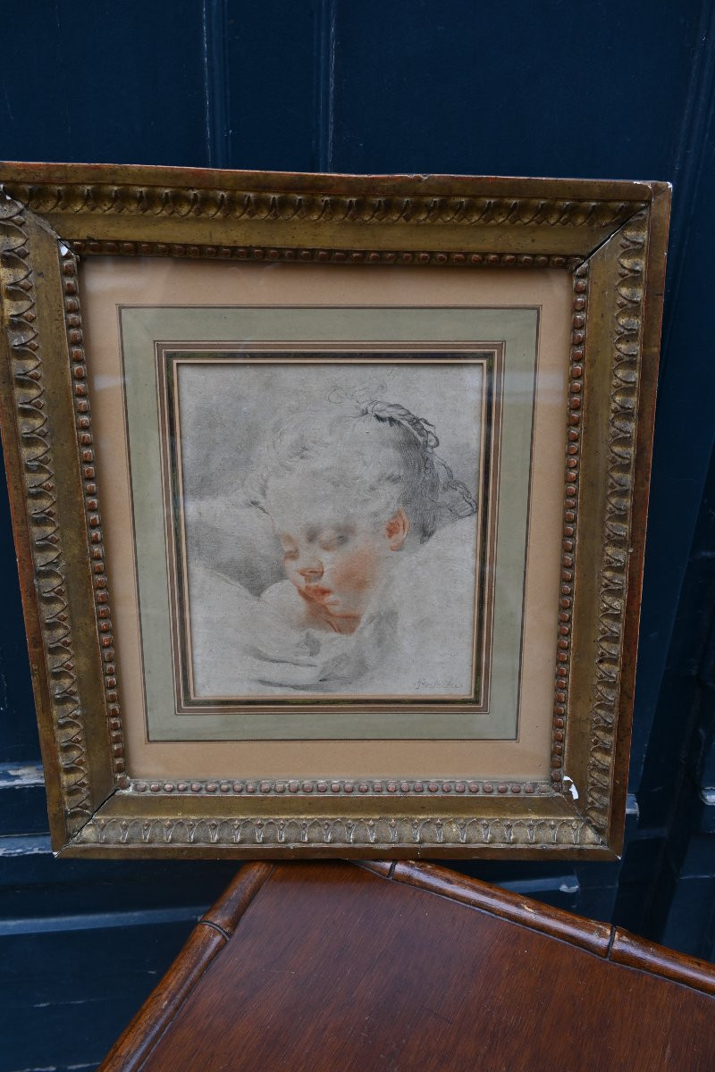 Drawing XVIII, Head Of A Sleeping Child-photo-3