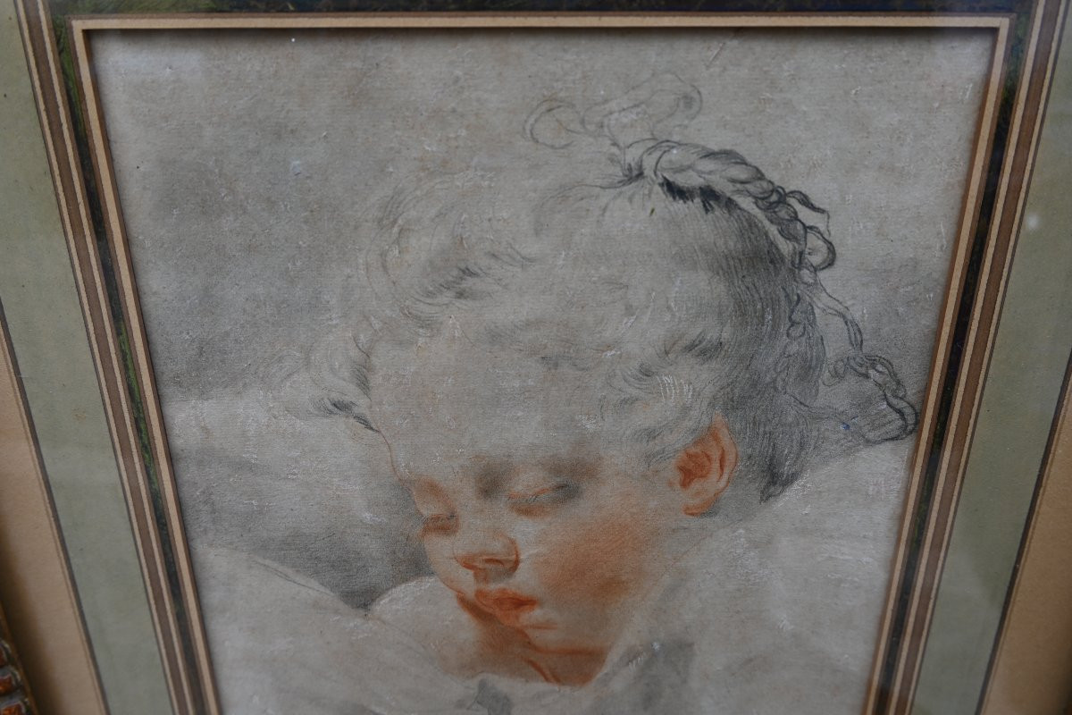 Drawing XVIII, Head Of A Sleeping Child-photo-4