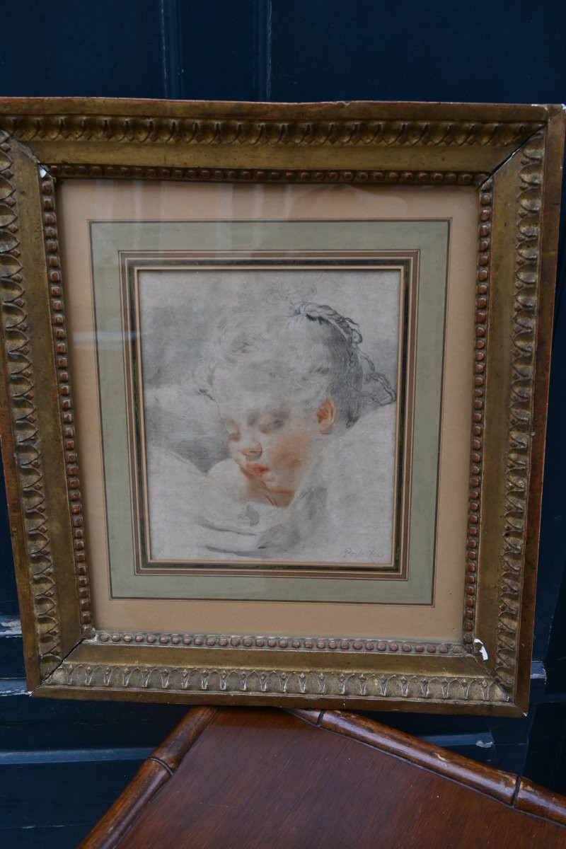 Drawing XVIII, Head Of A Sleeping Child-photo-6