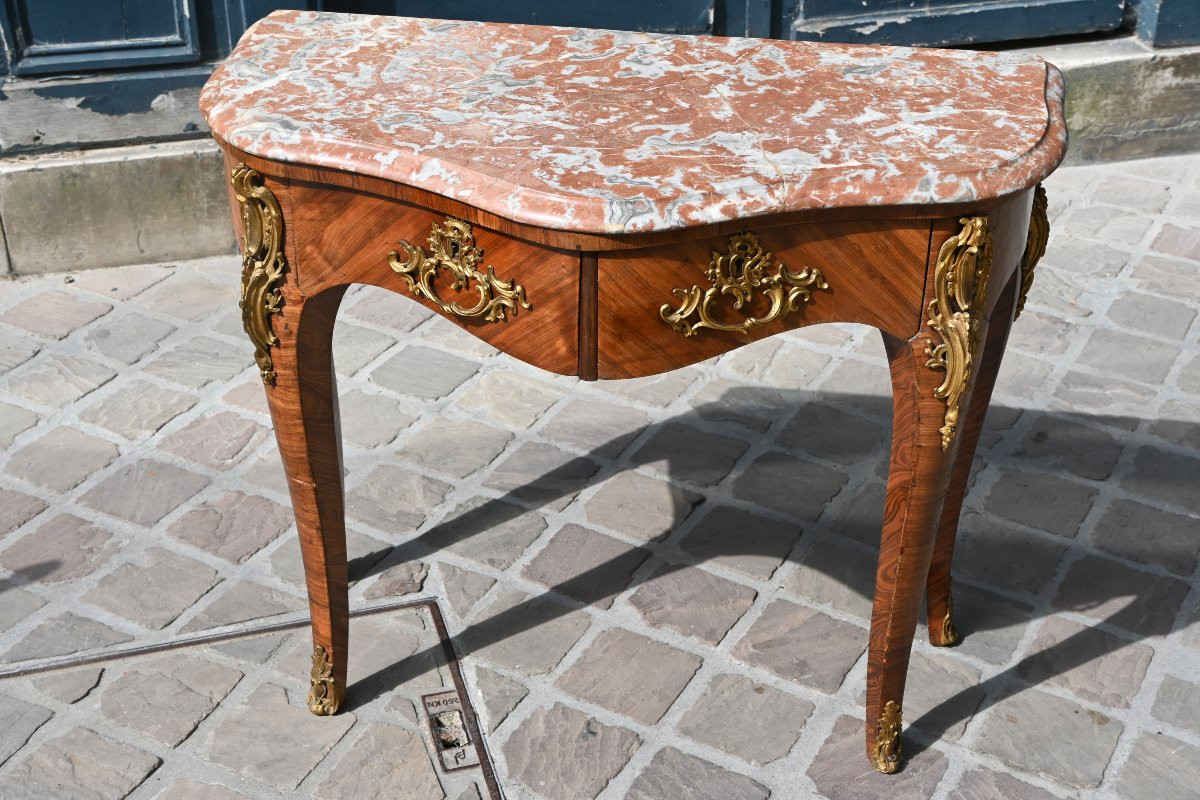 Console perruquière de style Louis XV-photo-2